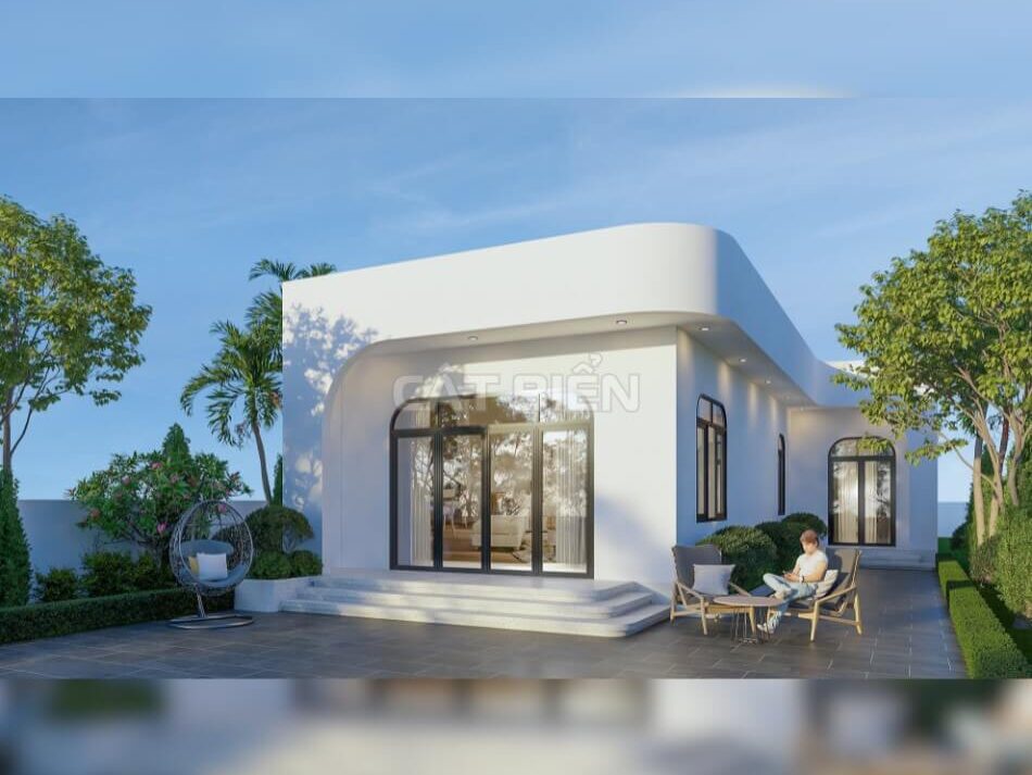 Mẫu Nhà Cấp 4 Đẹp 3 Phòng Ngủ Phong Cách Hiện Đại
