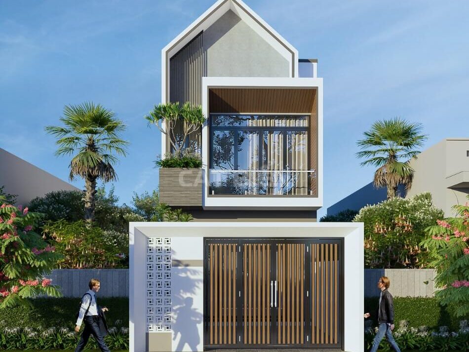 Khám Phá Mẫu Nhà Ống 2 Tầng Đẹp Mặt Tiền 5M Đầy Ấn Tượng