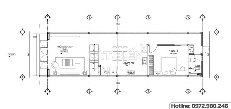 Tối Ưu Không Gian Với Mẫu Nhà Gác Lửng 3 Phòng Ngủ | CB06789 Tối Ưu Không Gian Với Mẫu Nhà Gác Lửng 3 Phòng Ngủ