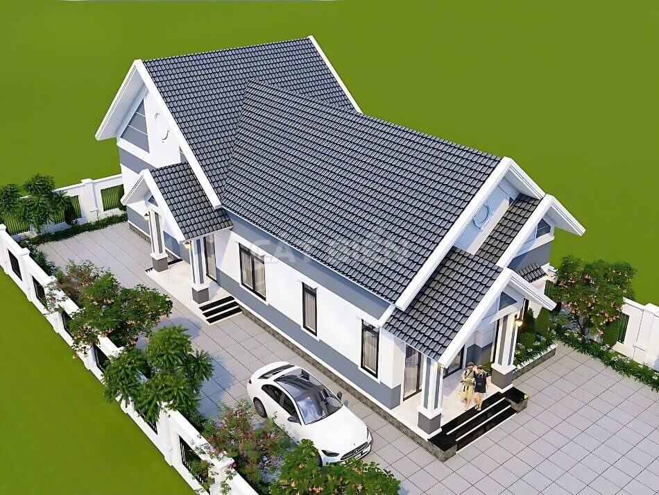 Khám Phá Mẫu Nhà Mái Thái 1 Tầng 3 Phòng Ngủ Hiện Đại | CB07890 Khám Phá Mẫu Nhà Mái Thái 1 Tầng 3 Phòng Ngủ Hiện Đại