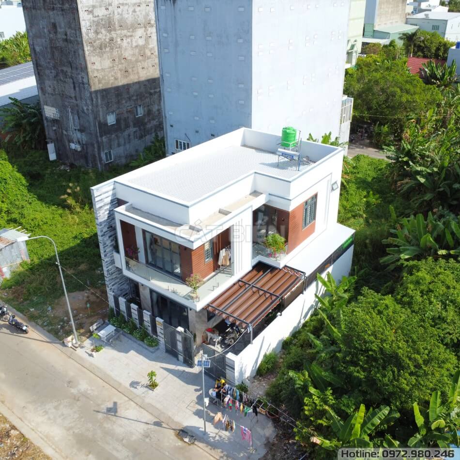 Thành Quả Hoàn Thành Biệt Thự 2 Tầng Hiện Đại Mặt Tiền 10m Đẹp Mê Ly | CB05632 Thành Quả Hoàn Thành Biệt Thự 2 Tầng Hiện Đại Mặt Tiền 10m Đẹp Mê Ly