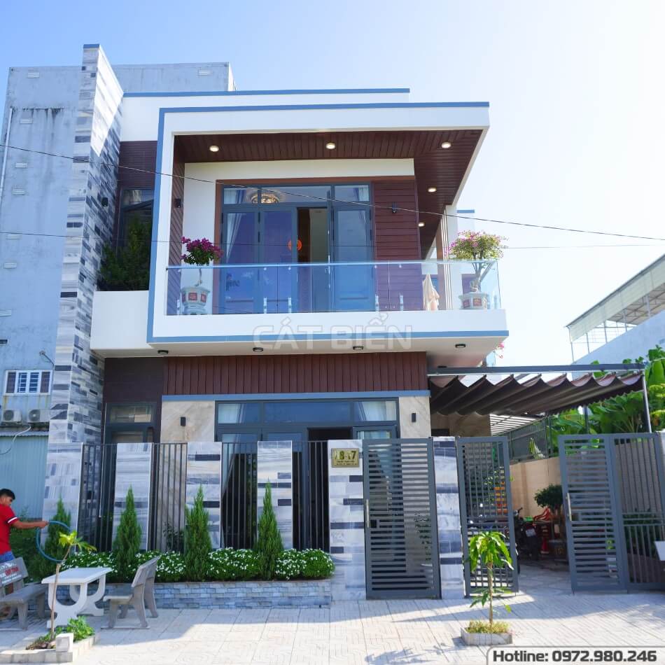 Thành Quả Hoàn Thành Biệt Thự 2 Tầng Hiện Đại Mặt Tiền 10m Đẹp Mê Ly | CB05632 Thành Quả Hoàn Thành Biệt Thự 2 Tầng Hiện Đại Mặt Tiền 10m Đẹp Mê Ly
