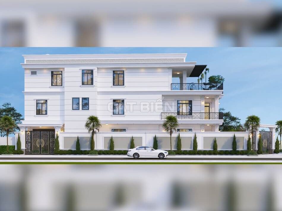 Mẫu Nhà Biệt Thự 3 Tầng Hiện Đại Mặt Tiền 7,5m Với Kiến Trúc Độc Đáo | CB08765 Mẫu Nhà Biệt Thự 3 Tầng Hiện Đại Mặt Tiền 7,5m Với Kiến Trúc Độc Đáo