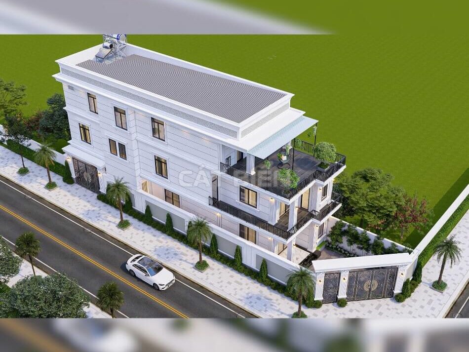 Mẫu Nhà Biệt Thự 3 Tầng Hiện Đại Mặt Tiền 7,5m Với Kiến Trúc Độc Đáo | CB08765 Mẫu Nhà Biệt Thự 3 Tầng Hiện Đại Mặt Tiền 7,5m Với Kiến Trúc Độc Đáo