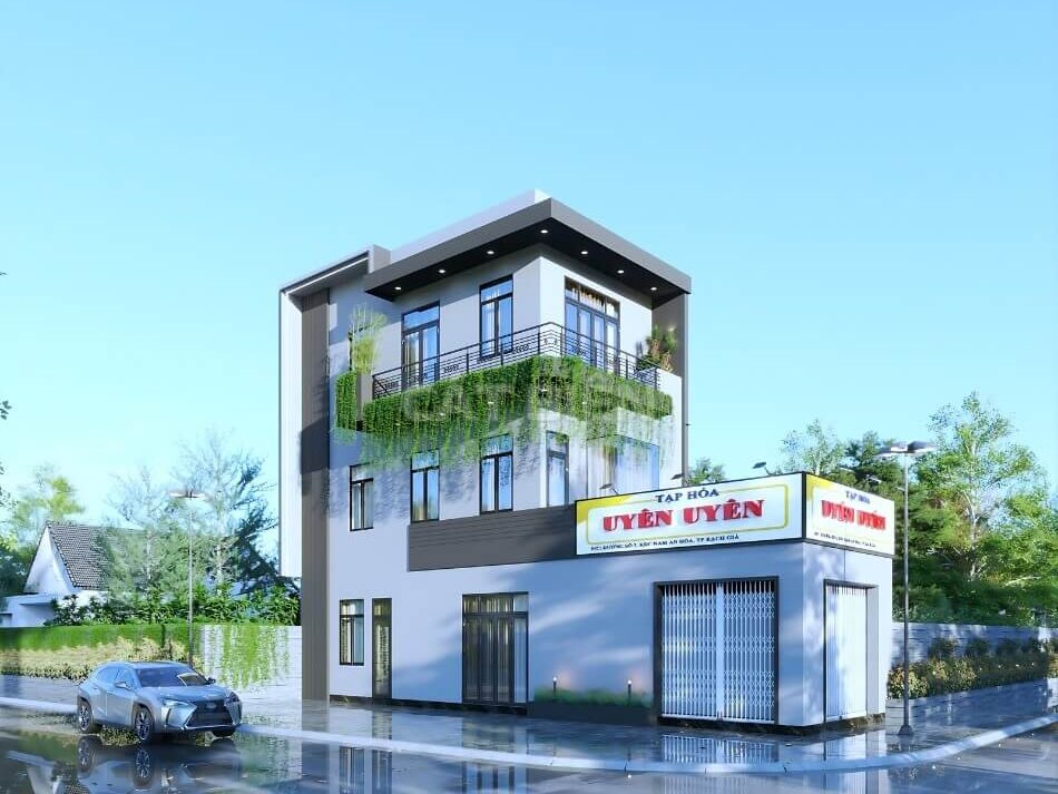 Khám Phá Mẫu Nhà Ống 3 Tầng Đẹp Kết Hợp Kinh Doanh Hiện Đại