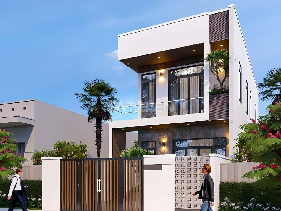 Mẫu Nhà Phố 2 Tầng Đẹp Mặt Tiền 5M Nổi Bật Giữa Phố Thị | CB04761 Mẫu Nhà Phố 2 Tầng Đẹp Mặt Tiền 5M Nổi Bật Giữa Phố Thị