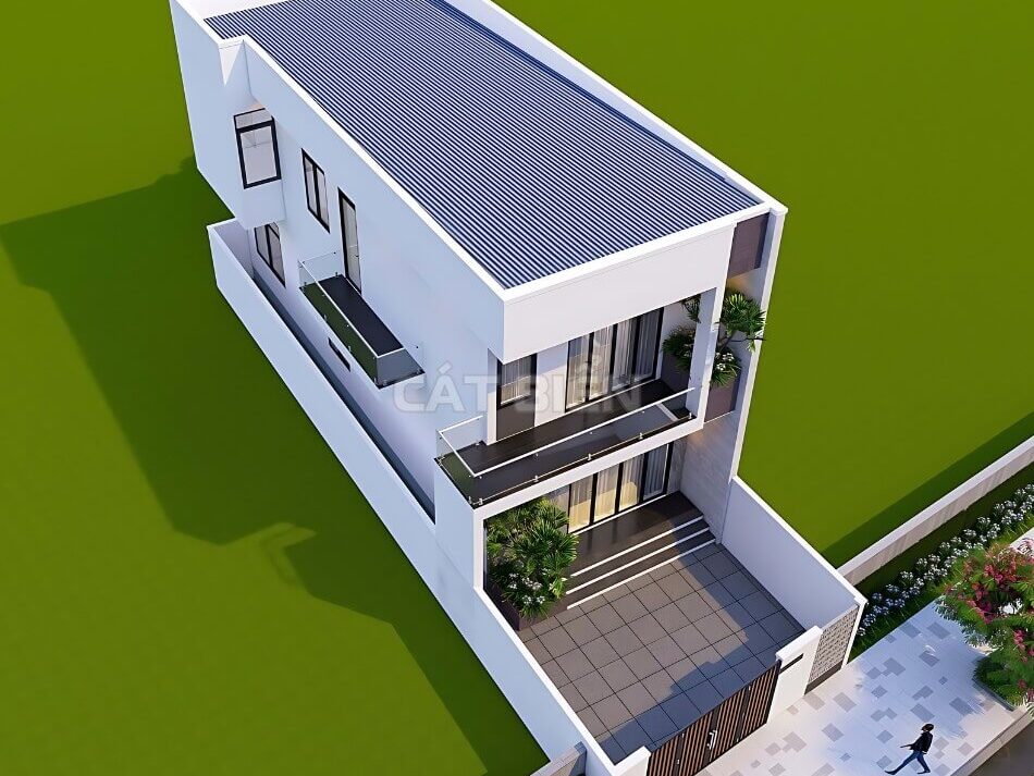 Mẫu Nhà Phố 2 Tầng Đẹp Mặt Tiền 5M Nổi Bật Giữa Phố Thị | CB04761 Mẫu Nhà Phố 2 Tầng Đẹp Mặt Tiền 5M Nổi Bật Giữa Phố Thị