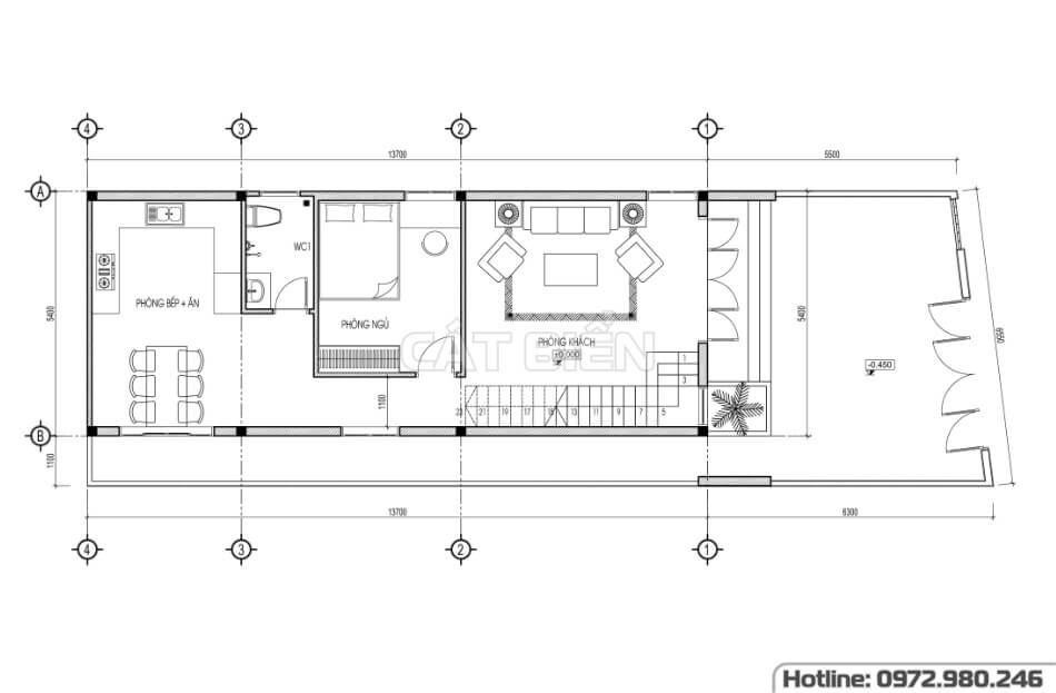 Mẫu Nhà Phố 2 Tầng Đẹp Mặt Tiền 5M Nổi Bật Giữa Phố Thị | CB04761 Mẫu Nhà Phố 2 Tầng Đẹp Mặt Tiền 5M Nổi Bật Giữa Phố Thị