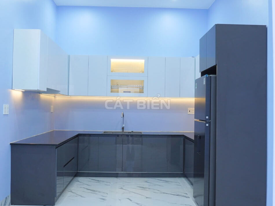 Ngắm Nhìn Nhà Phố Đẹp 2 Tầng Mặt Tiền 5M Sau Khi Hoàn Thành