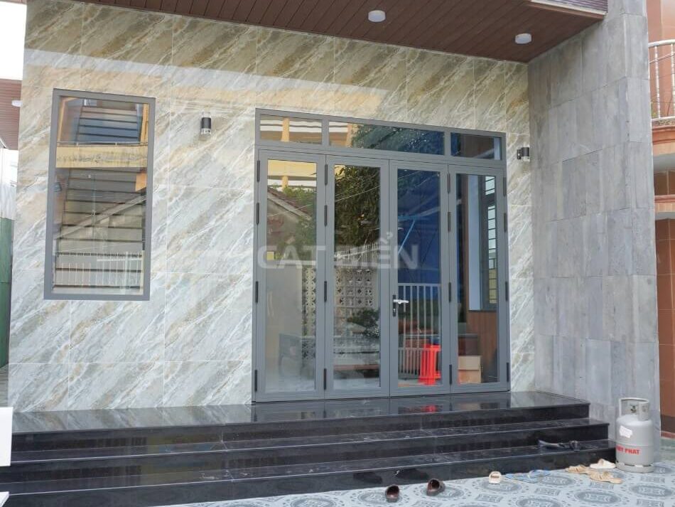 Ngắm Nhìn Nhà Phố Đẹp 2 Tầng Mặt Tiền 5M Sau Khi Hoàn Thành