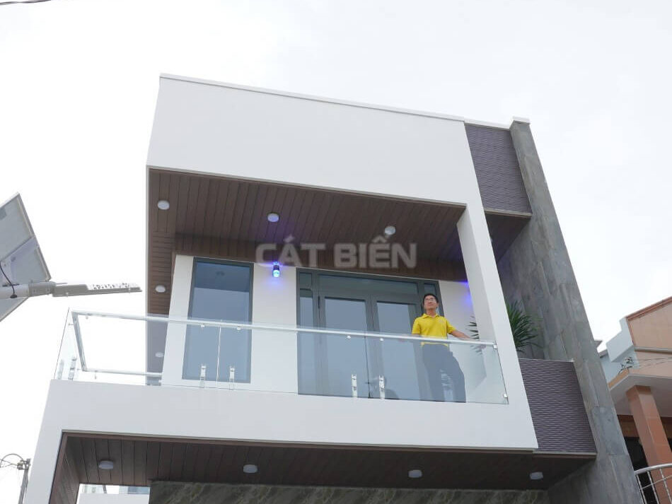 Ngắm Nhìn Nhà Phố Đẹp 2 Tầng Mặt Tiền 5M Sau Khi Hoàn Thành