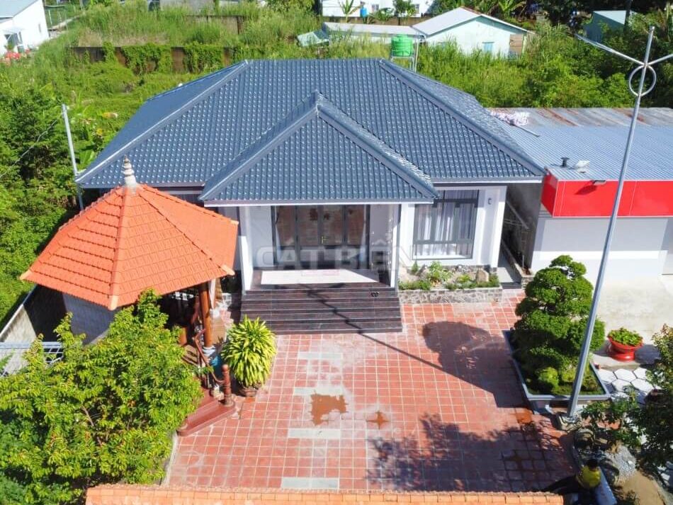 Nhà Mái Nhật 1 Tầng Mặt Tiền 12M Đẹp Sau Khi Hoàn Thành