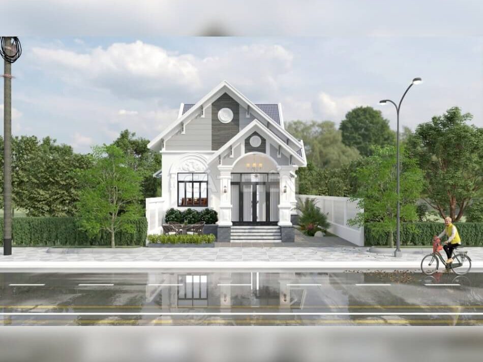 Mẫu Nhà Mái Thái 1 Tầng 3 Phòng Ngủ Phù Hợp Với Mọi Gia Đình