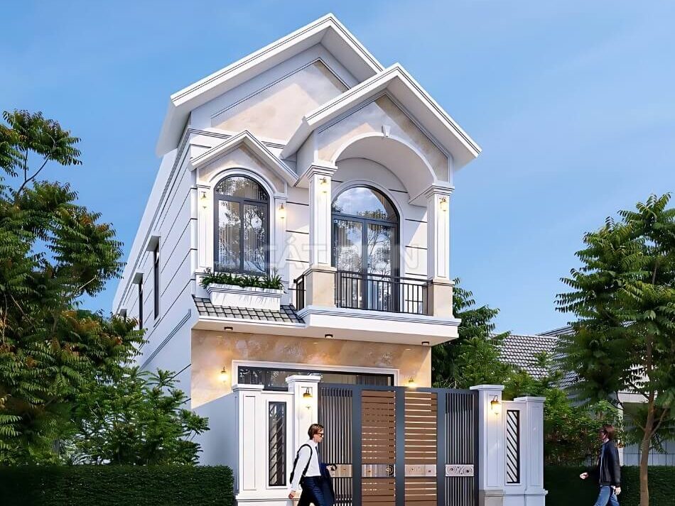 Mẫu Nhà Ống 2 Tầng Đẹp 3 Phòng Ngủ Phù Hợp Mọi Gia Đình