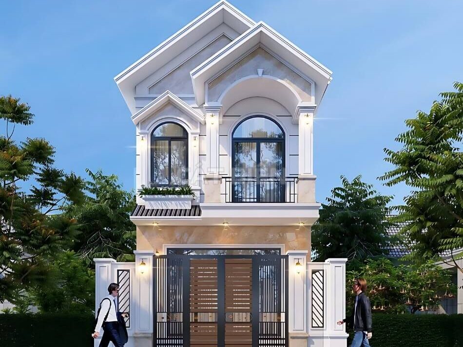 Mẫu Nhà Ống 2 Tầng Đẹp 3 Phòng Ngủ Phù Hợp Mọi Gia Đình
