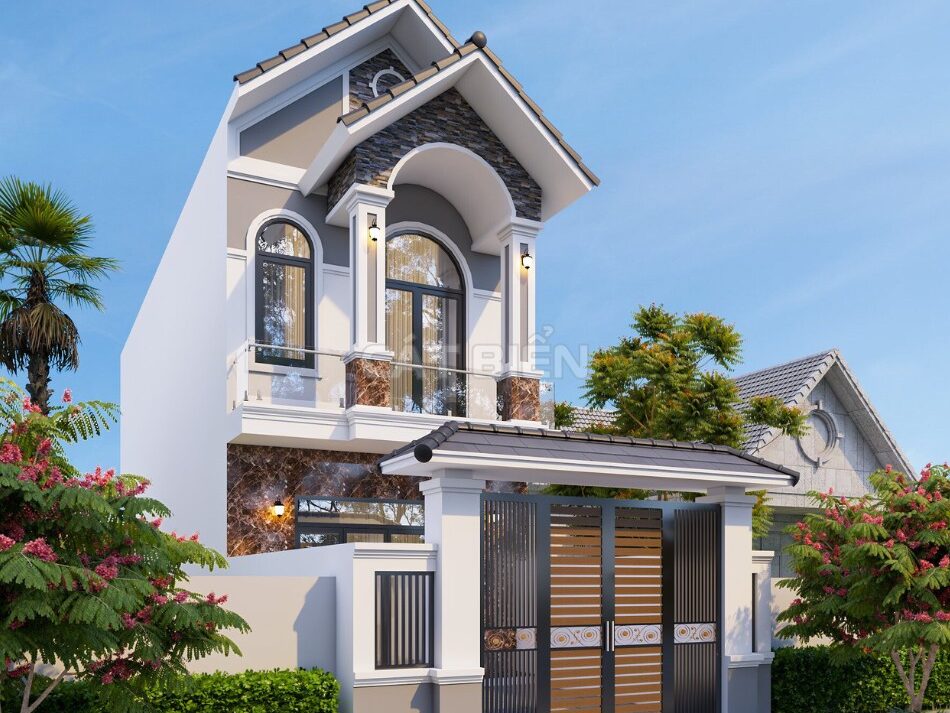 Mẫu Nhà Ống 2 Tầng Với Mặt Tiền Hiện Đại Sang Trọng | CB05012 Mẫu Nhà Ống 2 Tầng Hiện Đại 3 Phòng Ngủ Lý Tưởng Cho Cuộc Sống