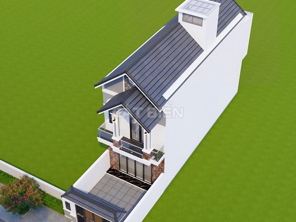 Mẫu Nhà Ống 2 Tầng Với Mặt Tiền Hiện Đại Sang Trọng | CB05012 Mẫu Nhà Ống 2 Tầng Hiện Đại 3 Phòng Ngủ Lý Tưởng Cho Cuộc Sống