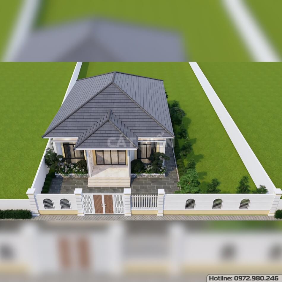 Mẫu Nhà Mái Nhật 1 Tầng Đẹp Giải Pháp Hoàn Hảo Cho Gia Đình | CB06147 Mẫu Nhà Mái Nhật 1 Tầng Đẹp Giải Pháp Hoàn Hảo Cho Gia Đình | CB06147