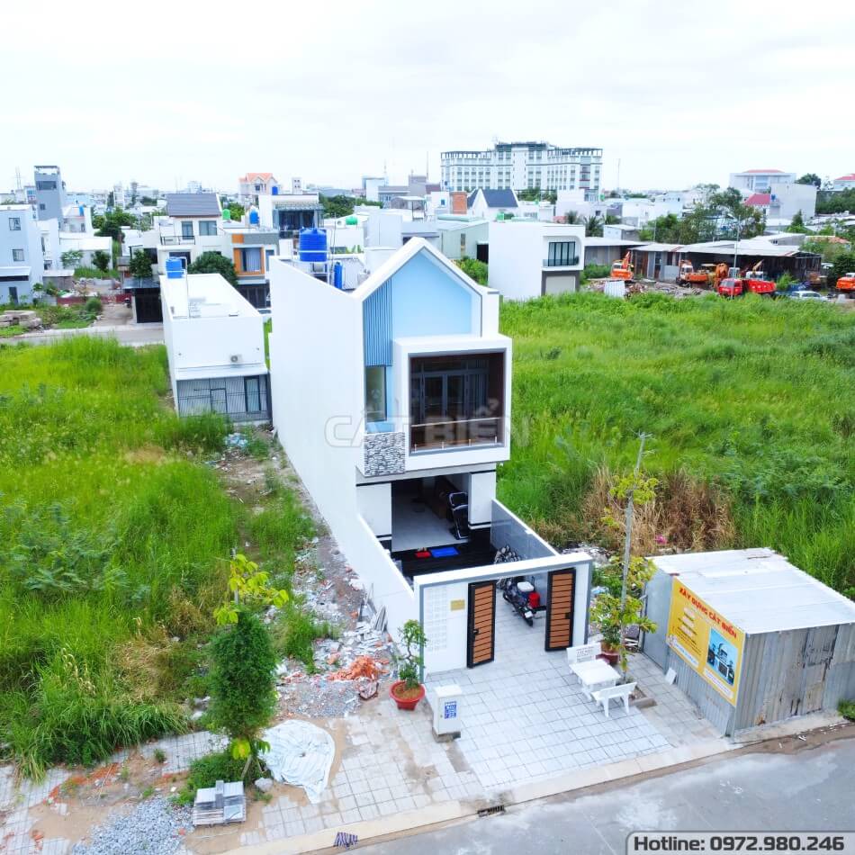 Mẫu Nhà Ống 2 Tầng Đẹp 3 Phòng Ngủ Được Hoàn Thành Với Thiết Kế Hiện Đại | CB05678 Mẫu Nhà Ống 2 Tầng Đẹp 3 Phòng Ngủ Được Hoàn Thành Với Thiết Kế Hiện Đại