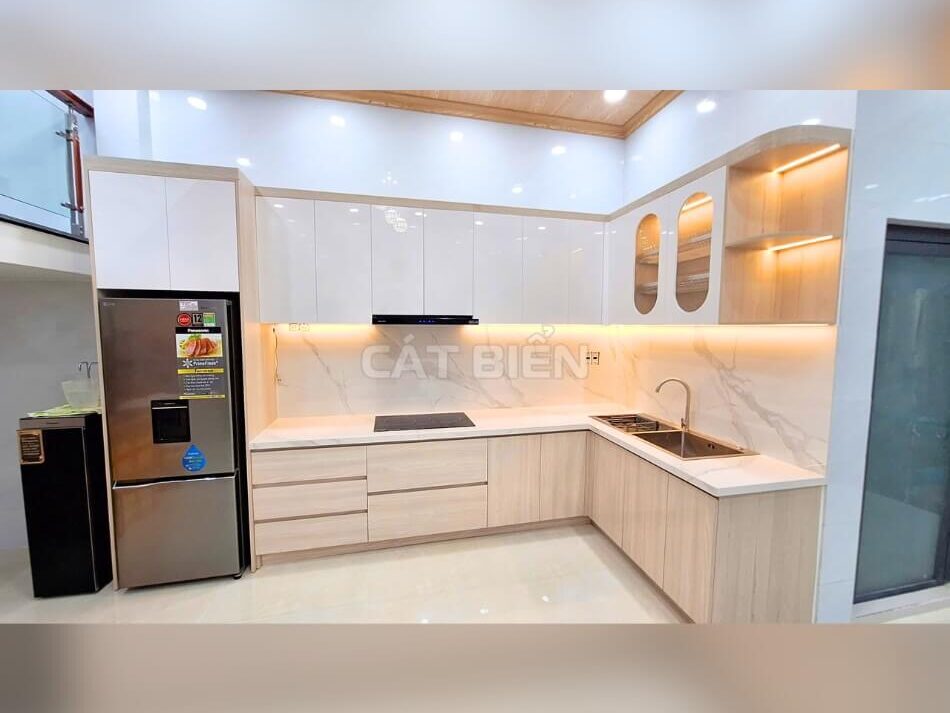 Chiêm Ngưỡng Mẫu Tủ Bếp Gỗ Công Nghiệp MDF Đẹp Tinh Tế Của Cô Yến Chiêm Ngưỡng Mẫu Tủ Bếp Gỗ Công Nghiệp MDF Đẹp Tinh Tế Của Cô Yến