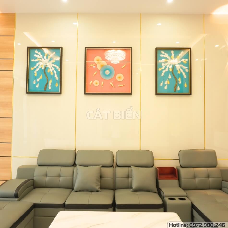 Bộ Nội Thất Phòng Khách Hiện Đại Từ Gỗ MDF An Cường Tại Minh Lương Bộ Nội Thất Phòng Khách Hiện Đại Từ Gỗ MDF An Cường Tại Minh Lương