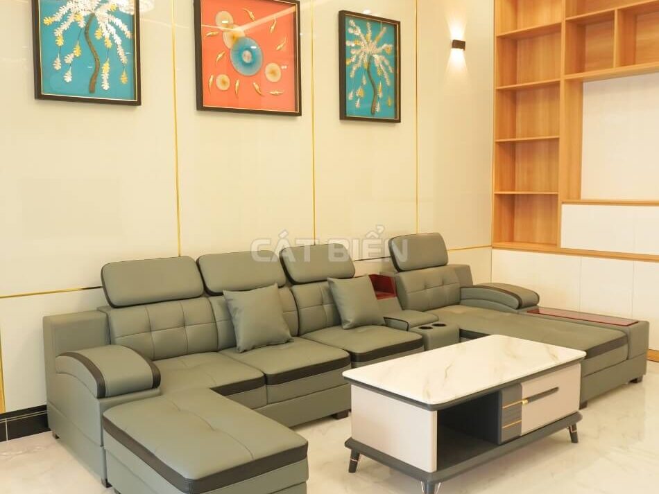 Bộ Nội Thất Phòng Khách Hiện Đại Từ Gỗ MDF An Cường Tại Minh Lương