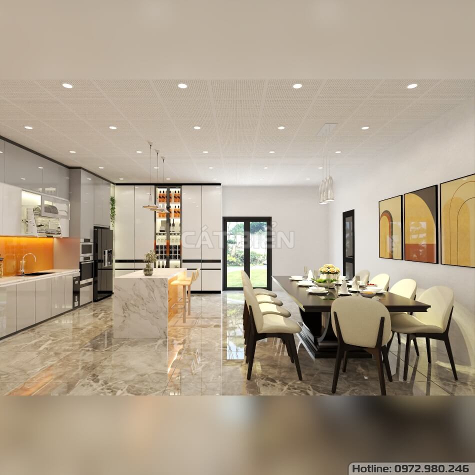Thiết Kế Nội Thất Phòng Bếp Đẹp Và Tiện Nghi Từ Chất Liệu Gỗ MDF Thiết Kế Nội Thất Phòng Bếp Đẹp Và Tiện Nghi Từ Chất Liệu Gỗ MDF