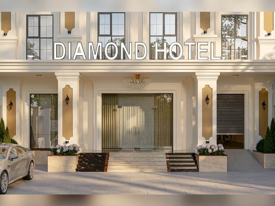Thiết Kế Khách Sạn Diamond 4 Tầng 15x24m Kiệt Tác Tân Cổ Điển Sang Trọng | CB09124 Thiết Kế Khách Sạn Diamond 4 Tầng 15x24m, Kiệt Tác Tân Cổ Điển Sang Trọng Và Đẳng Cấp | CB09124
